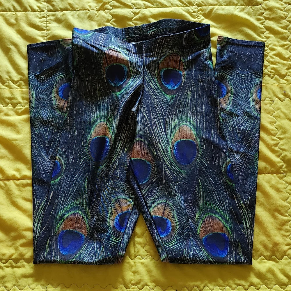 Black Milk peacock leggings XS